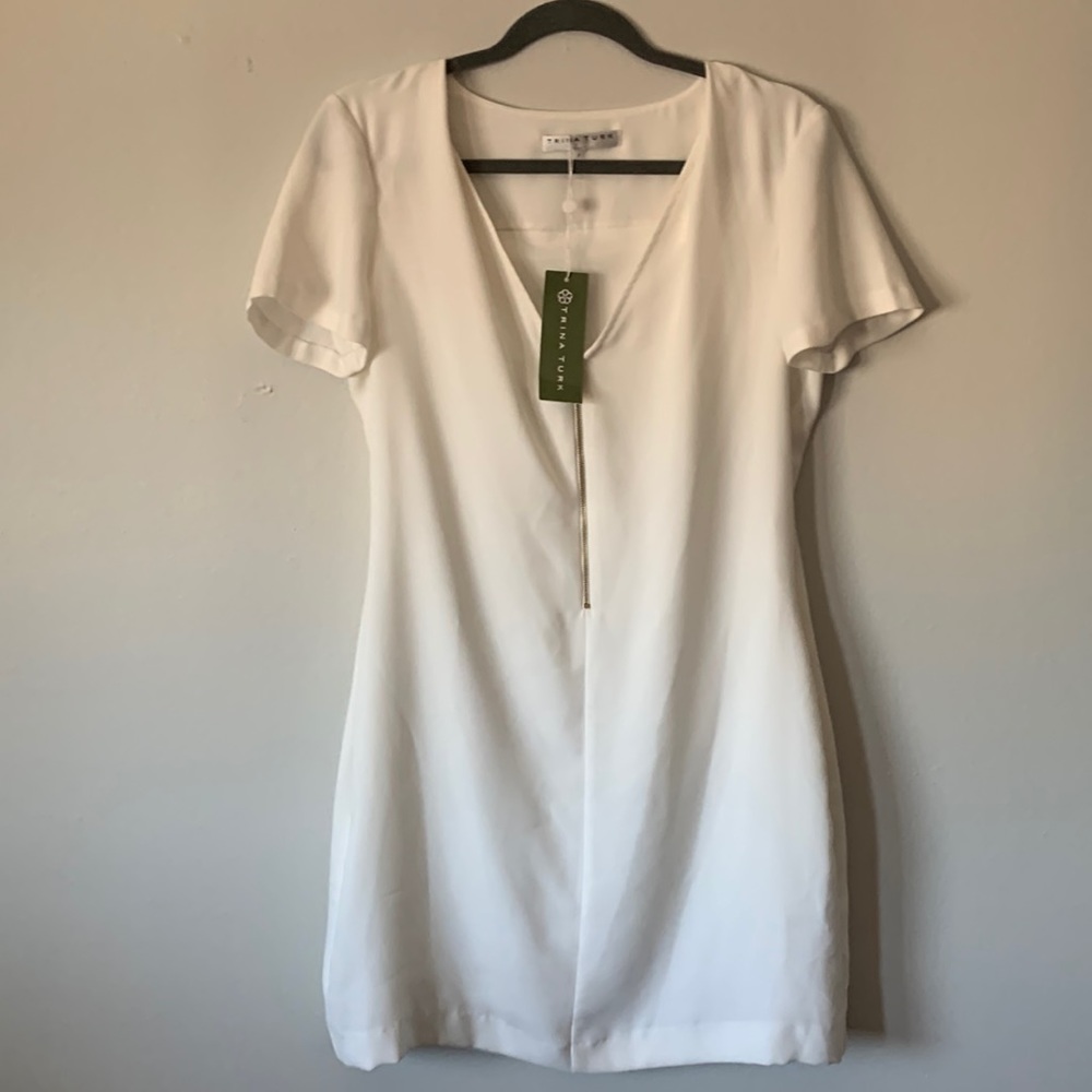 NWT Trina Turk White Dress - Picture 2 of 6
